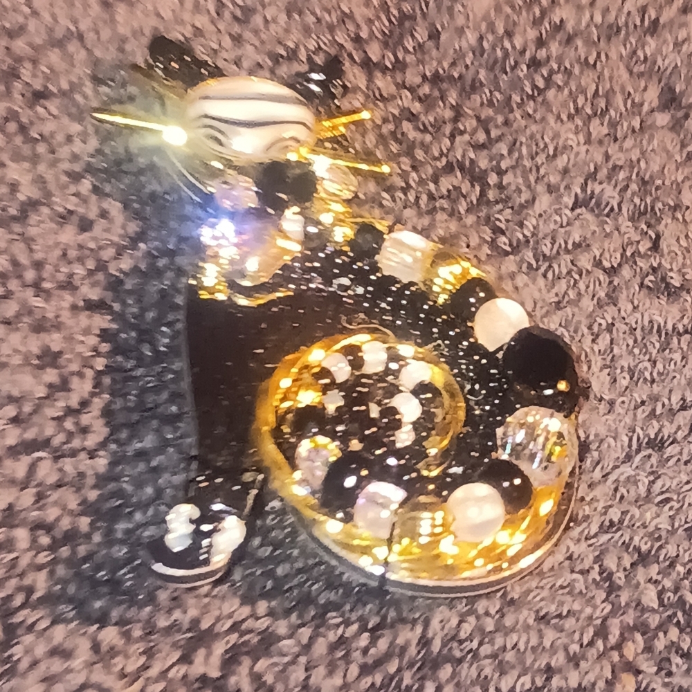 Liztech Silver And Crystal Pin - Picture 5 of 16